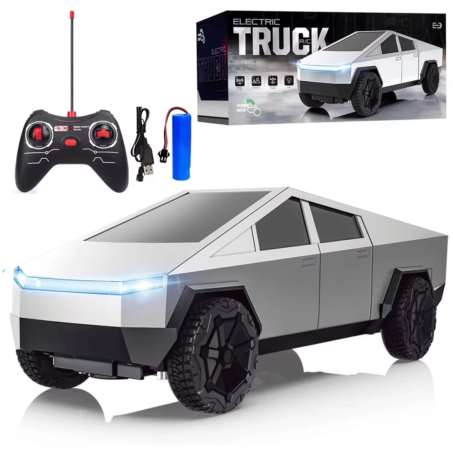 Rc Hobby Workbench - 1:24 RC Cybertruck Pickup 4WD سيارة