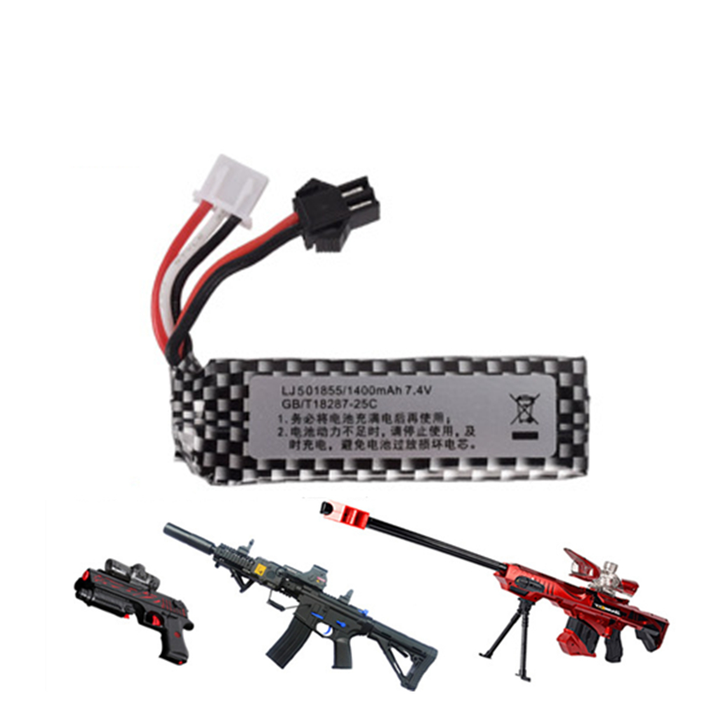 Rc Hobby Hub - 7.4 فولت 1400mah 25C 501855 يبو