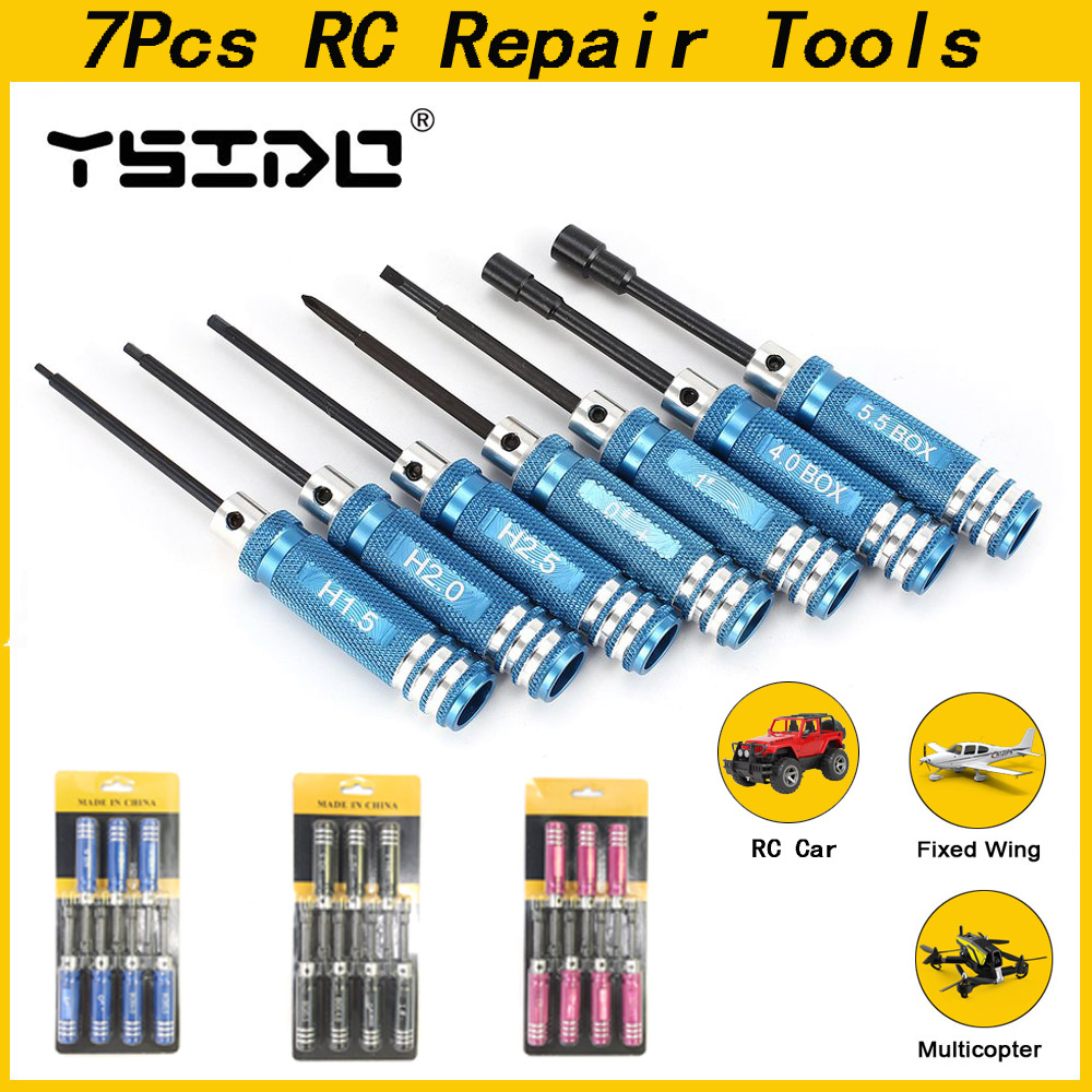 Rc Hobby Tool Kit - YSIDO 7 قطعة 1.5 2.0 2.5