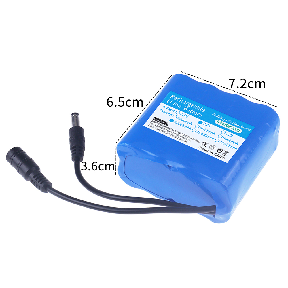 2S4P 18650 بطارية ليثيوم 7.4 ف - مراجعة Rc Hobby Hub وسعره