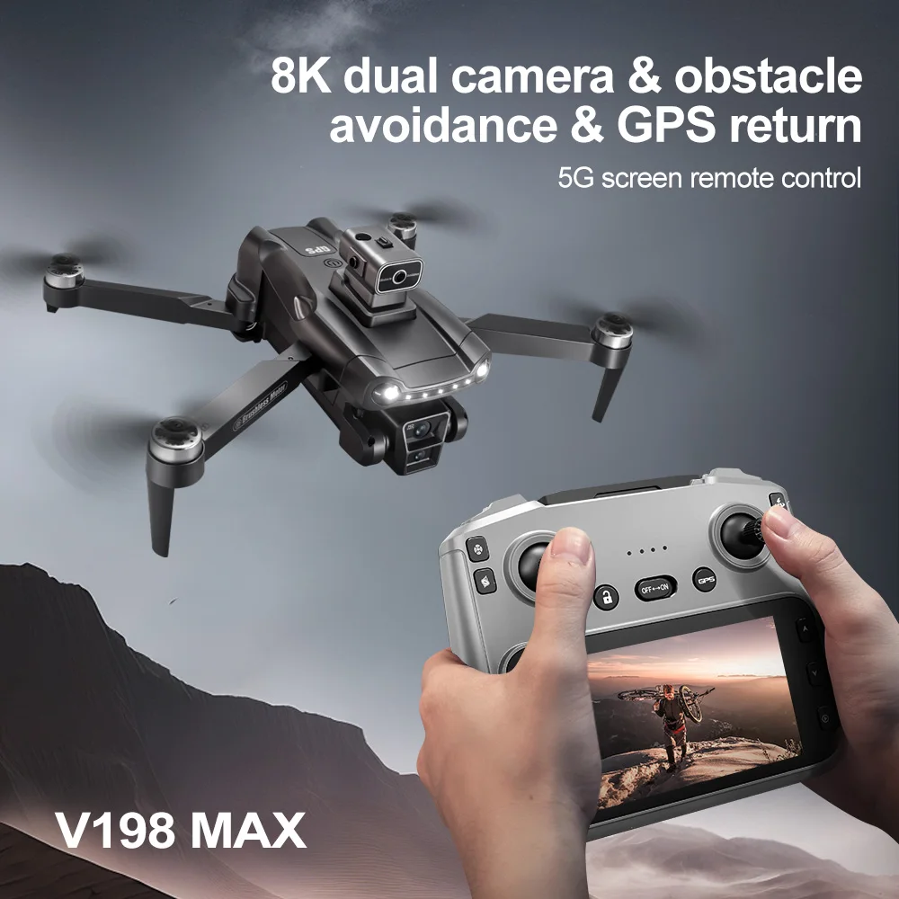 طائرة بدون طيار V198MAX الأصلي - مراجعة Rc Hobby China وسعره