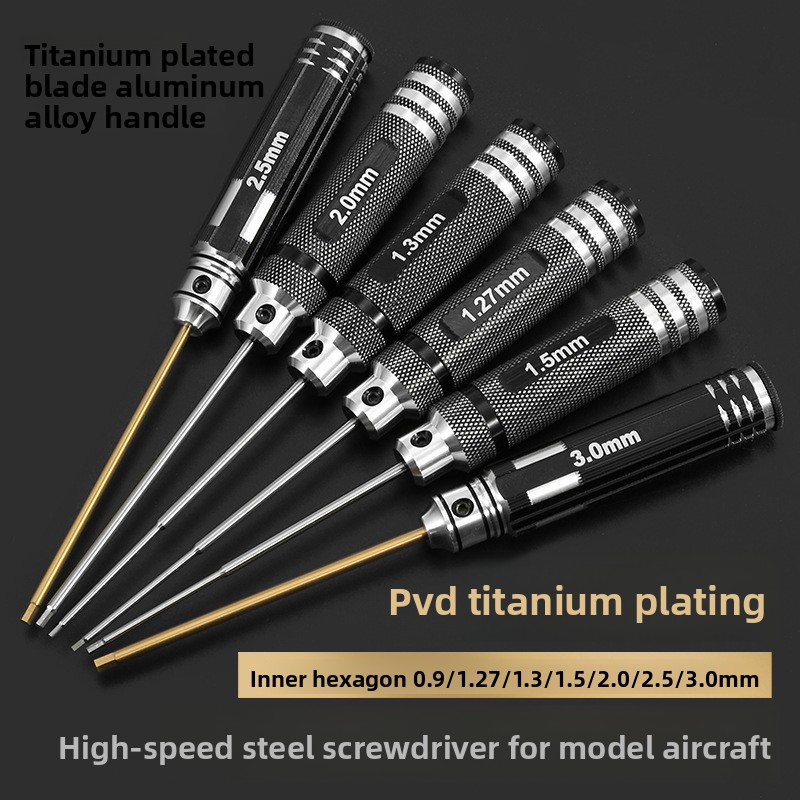 طقم مفكات سداسية HSS/TiCN متري - مراجعة Rc Hobby Tool Kit وسعره