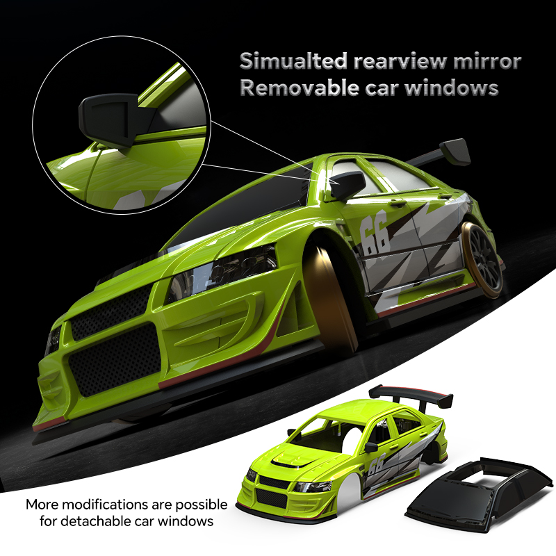 توربو سباق 1:76 C66 الانجراف R - مراجعة Rc Hobby Grade Drift Car وسعره
