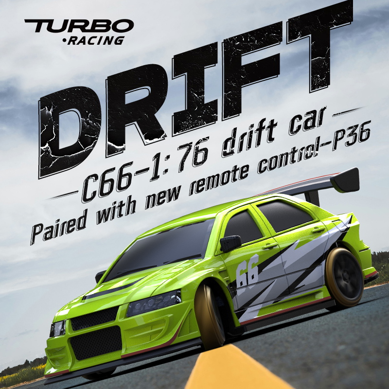 توربو سباق 1:76 C66 الانجراف R - مراجعة Rc Hobby Grade Drift Car وسعره