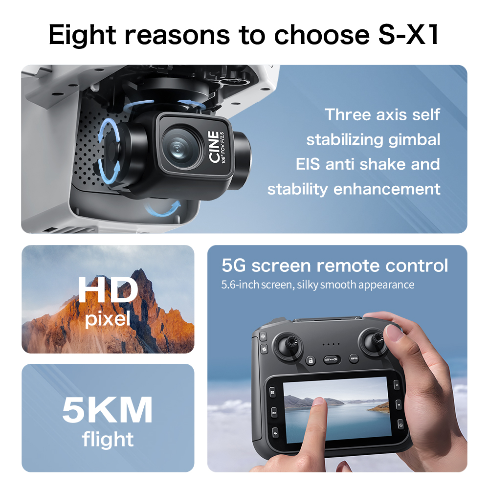 عرض مميز: طائرة S-X1 MAX GPS ب - مراجعة Rc Hobby China وسعره