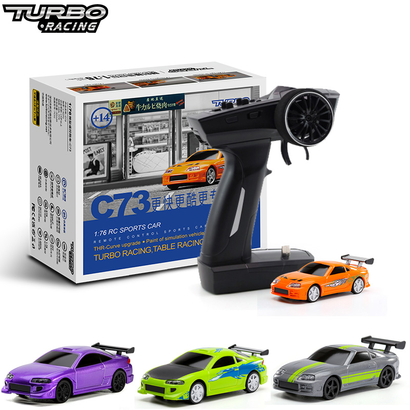 توربو سباق 1:76 C64 C73 C72 C7 - مراجعة Rc Hobby Grade Drift Car وسعره