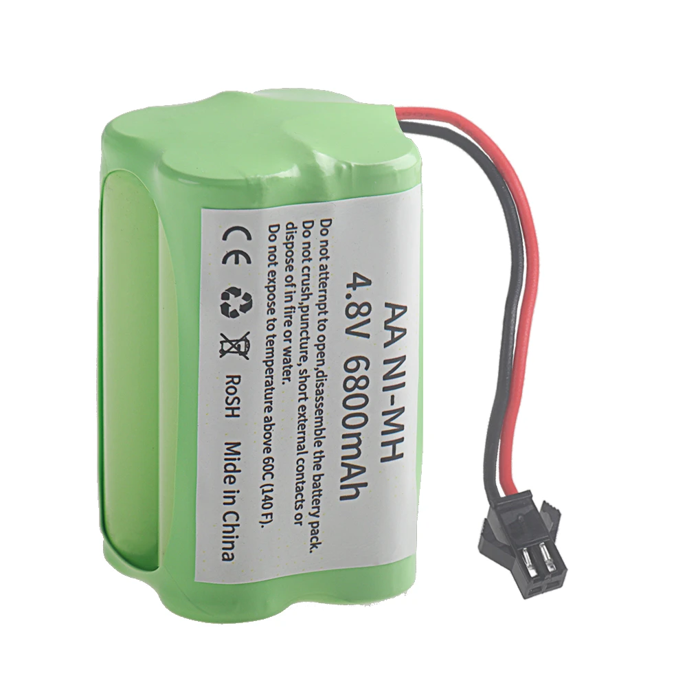 NI-MH 6800mAh 4.8V 4 * AA بطار - مراجعة Rc Hobby Hub وسعره