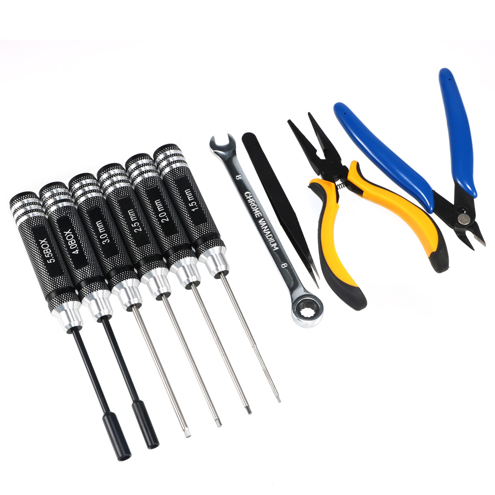 طقم أدوات إصلاح طائرات الدرون  - مراجعة Rc Hobby Tool Kit وسعره
